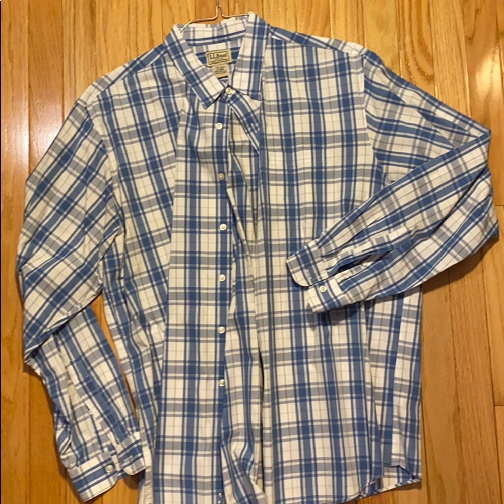 LL Bean casual button up, light weight
